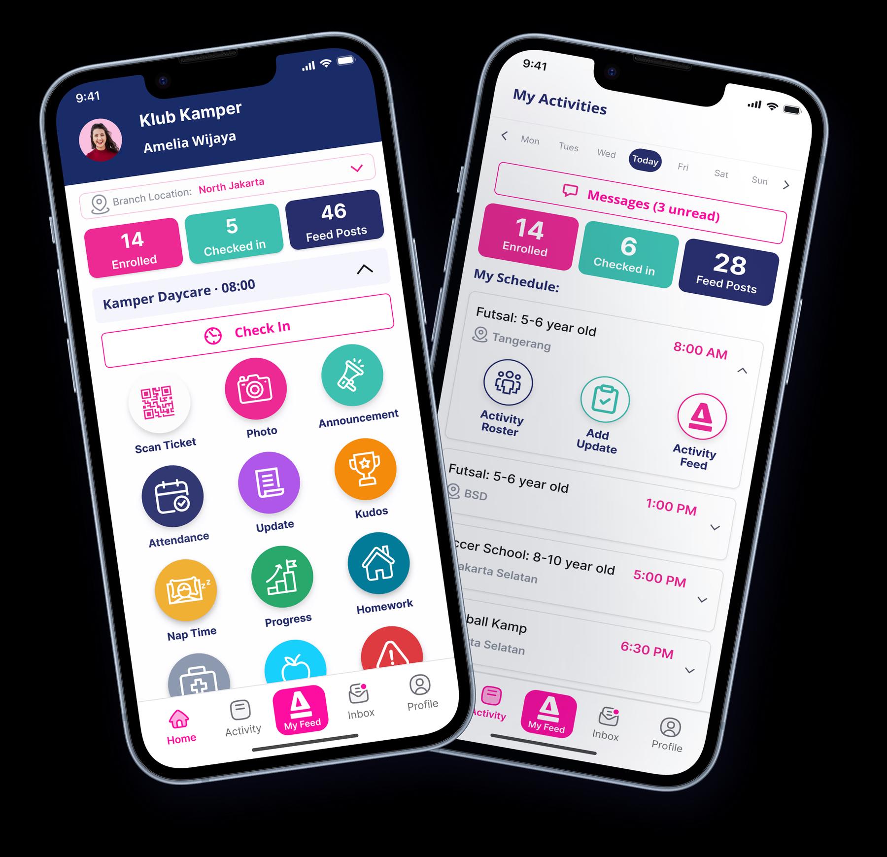 Staff mobile app